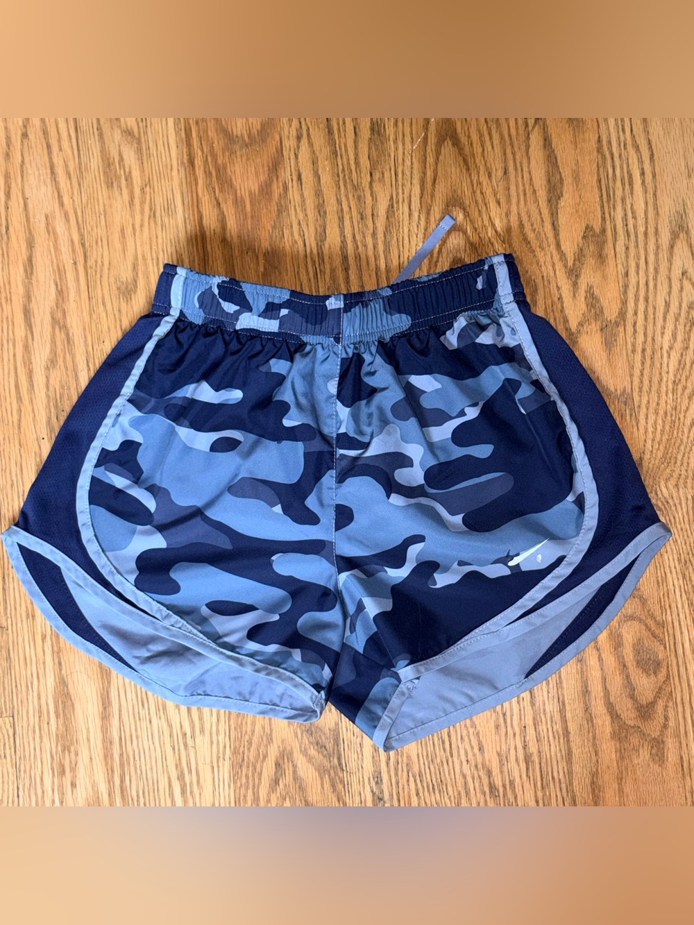 Nike Blue Camo Athletic Shorts